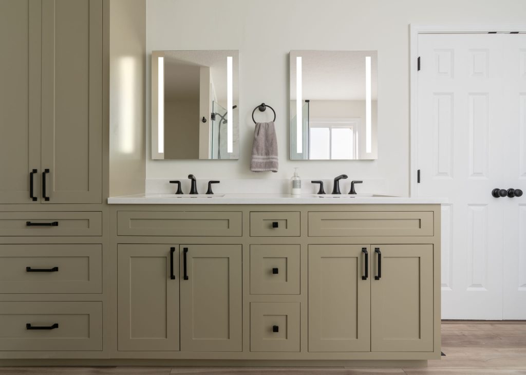 dublin ohio bathroom remodel double vanity