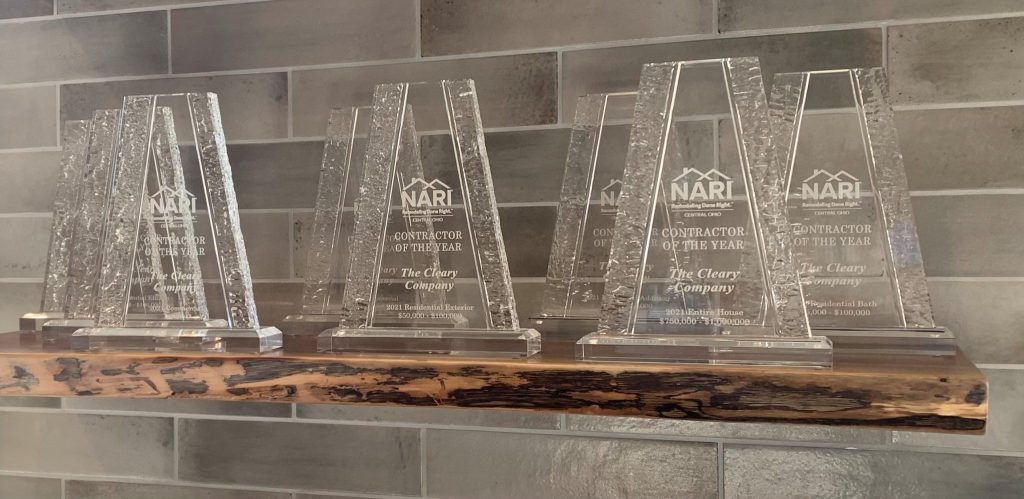 Cleary Company is a Winner of 5 Central OH Remodeling Awards