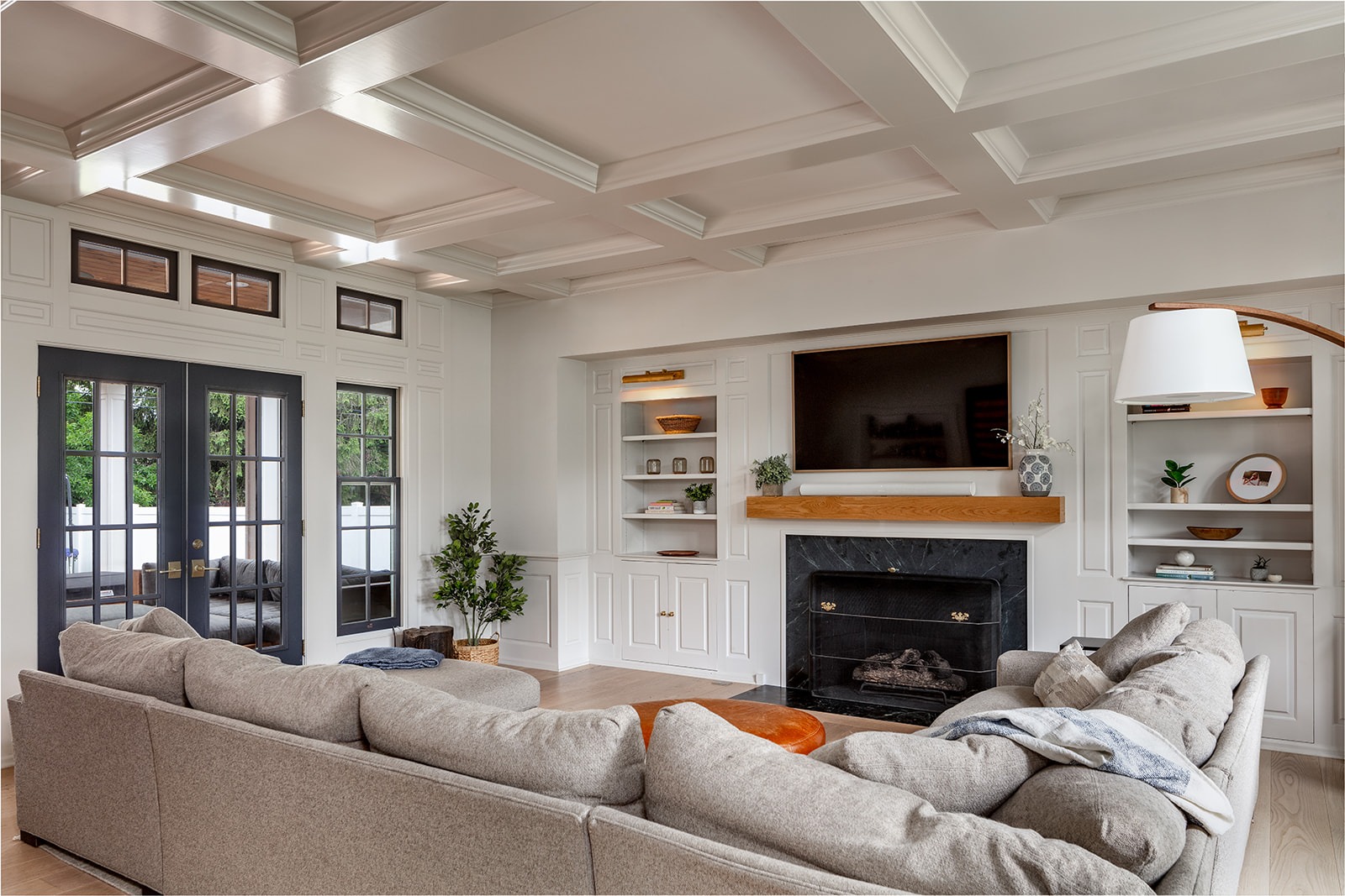 Family Room Remodel and Interior Design in Upper Arlington, OH